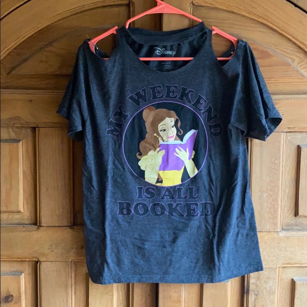 Beauty and the Beast Cold Shoulder Graphic Tee